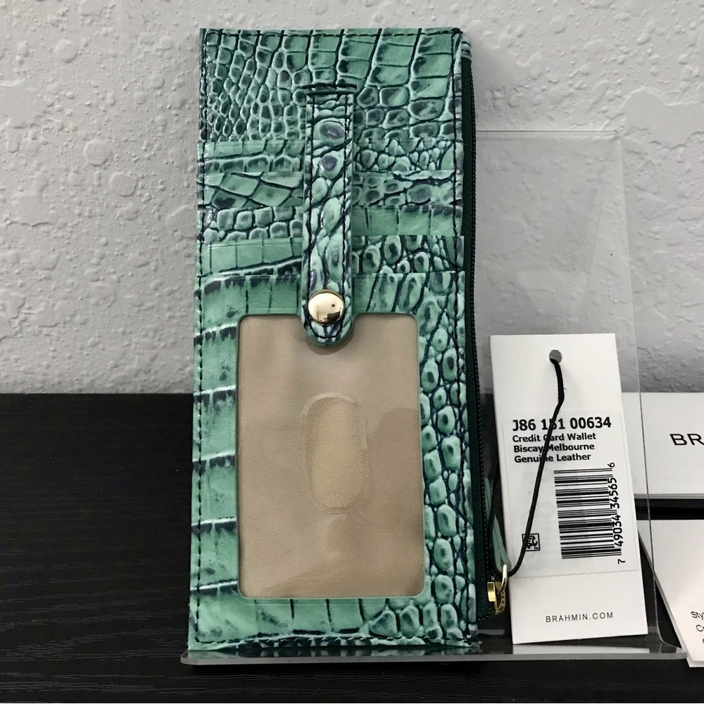Brahmin BISCAY MELBOURNE Credit Card Wallet Tower NWT - Picture 3 of 5
